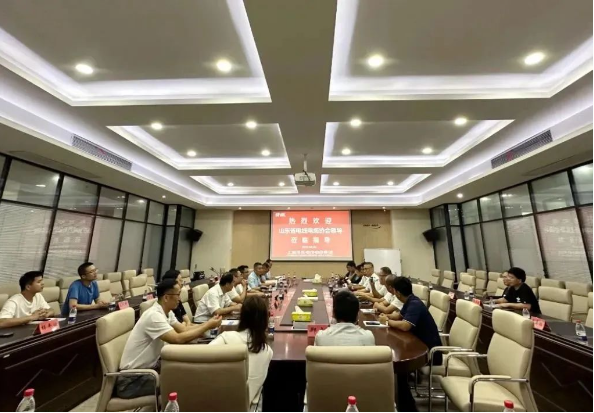 最后,考察團一行前往上海浦東電線電纜集團總部,參觀了上海電線電纜博物館。陳建義,集團副總裁及博物館館長,詳細介紹了集團的經營發展情況和系列產品。雙方就數字化生產、智能制造、成本控制、市場布局等方面展開了友好互動交流。  最后,考察團一行前往上海浦東電線電纜集團總部,參觀了上海電線電纜博物館。陳建義,集團副總裁及博物館館長,詳細介紹了集團的經營發展情況和系列產品。雙方就數字化生產、智能制造、成本控制、市場布局等方面展開了友好互動交流。